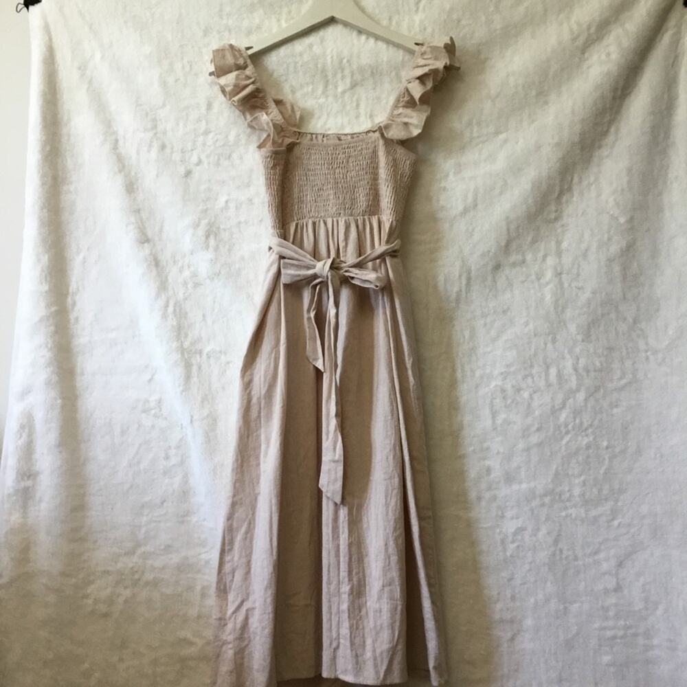 Cupshe Beige Off-Shouder Dress - Picture 6 of 9